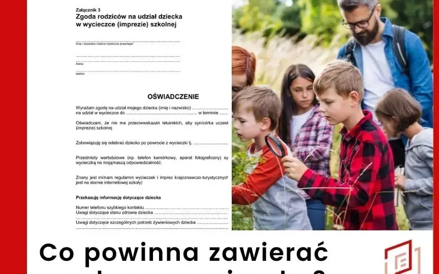 Jak napisać zgodę na wycieczkę szkolną - proste kroki i wzory