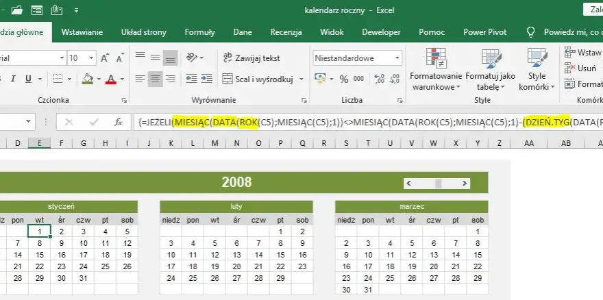 Prosty sposób jak wstawić kalendarz do komórki w excelu - praktyczny tutorial