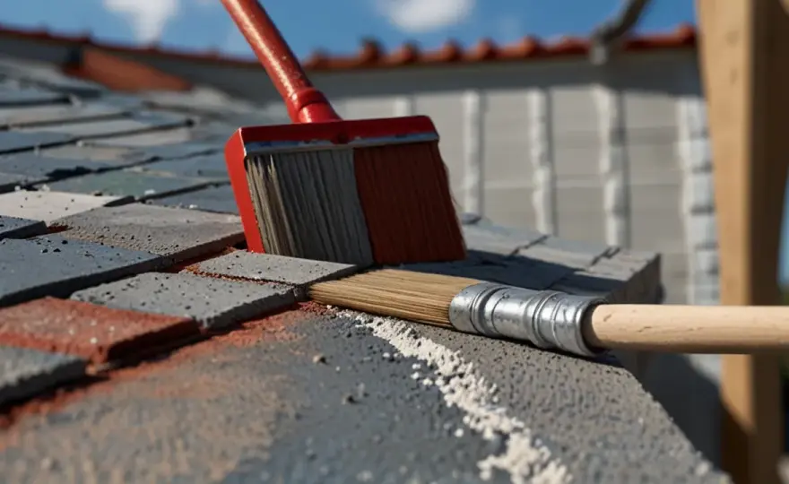 Farba do dachówki betonowej: jak najlepiej malować dach?
