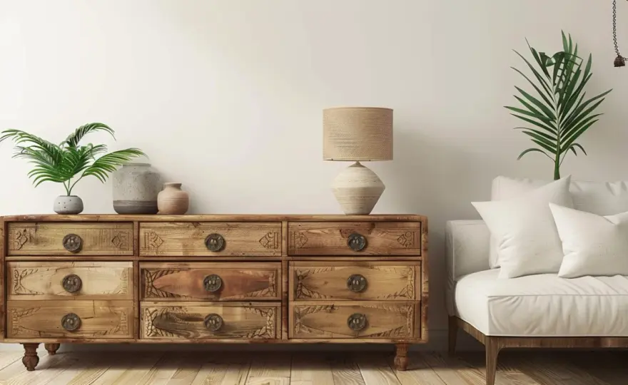 Aranżacja komody w salonie: 6 stylowych pomysłów