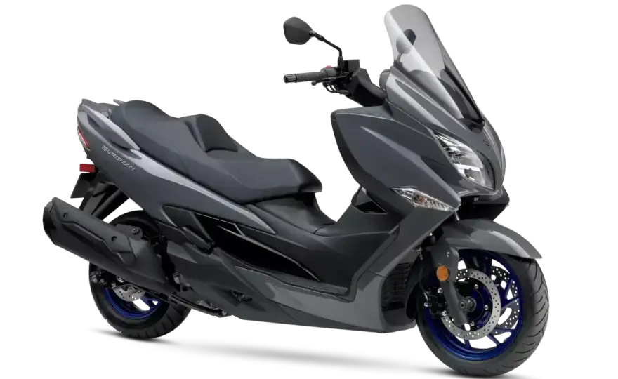 Suzuki Burgman 400 - ile naprawdę pali?
