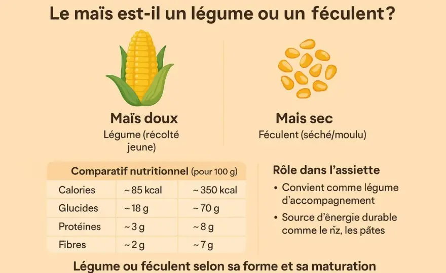 Maïs - Céréale ou légume ? La classification expliquée.