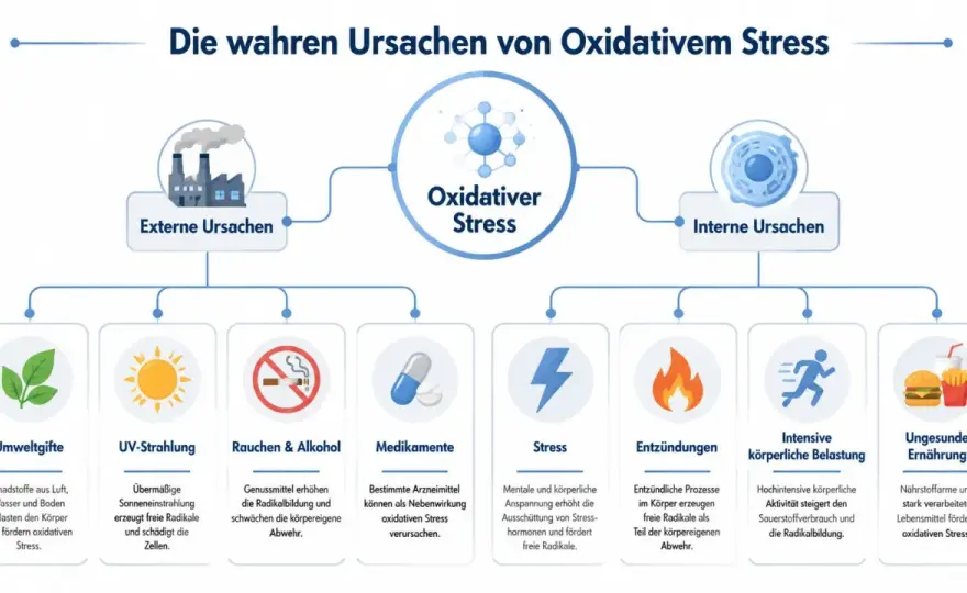 Oxidativer Stress erkennen - typische Symptome und was hilft