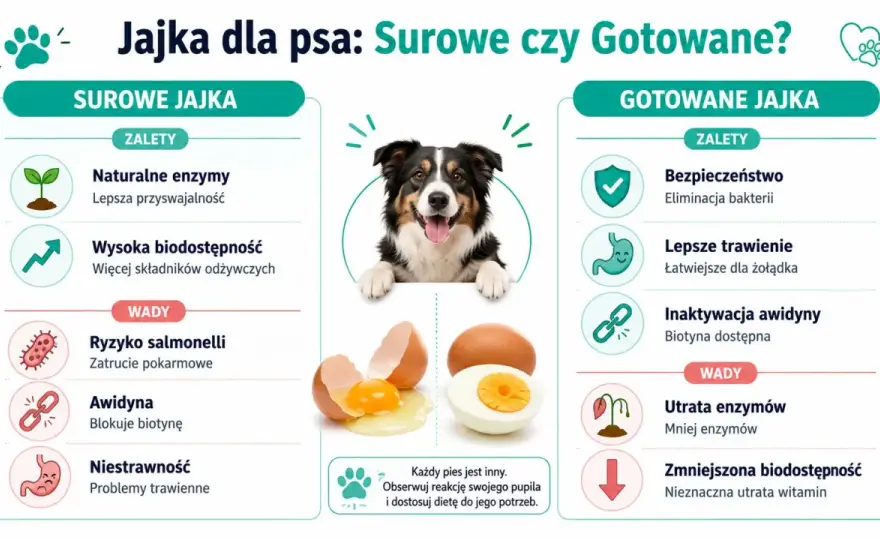 Jajko dla psa - Tak, ale tylko gotowane? Sprawdź!