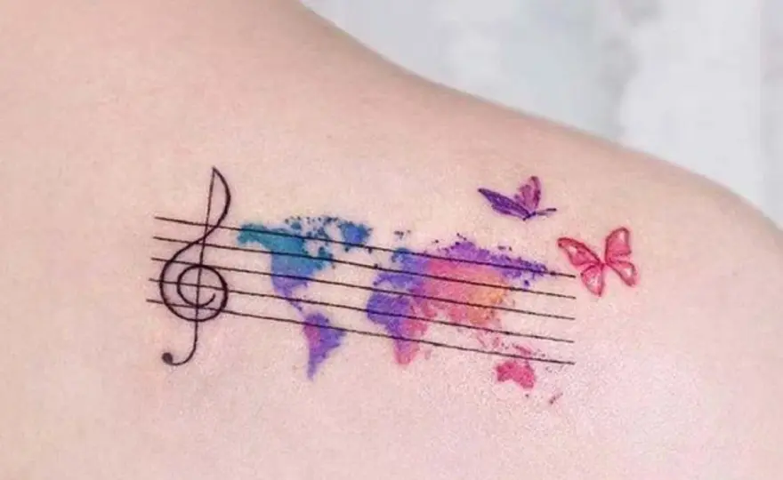 Tatuaż muzyczny - jak wybrać wzór, który nie znudzi się nigdy?