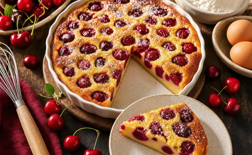 Clafoutis cerises congelées - Évitez l'erreur qui le détrempe