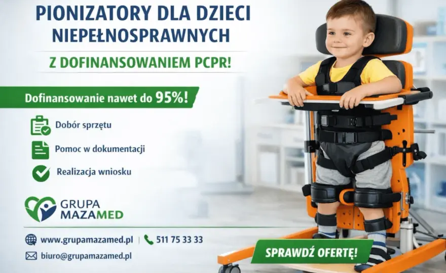 Pionizatory dla niepełnosprawnych - jak wybrać model i ile kosztują