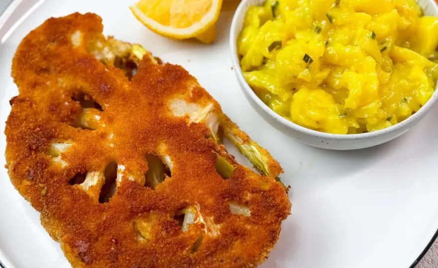 Blumenkohl-Schnitzel - So gelingt die perfekte knusprige Kruste