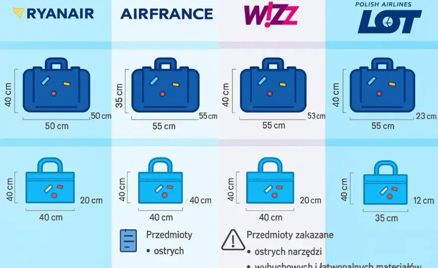Bagaż podręczny Wizz Air - wymiary i Priority bez dopłaty