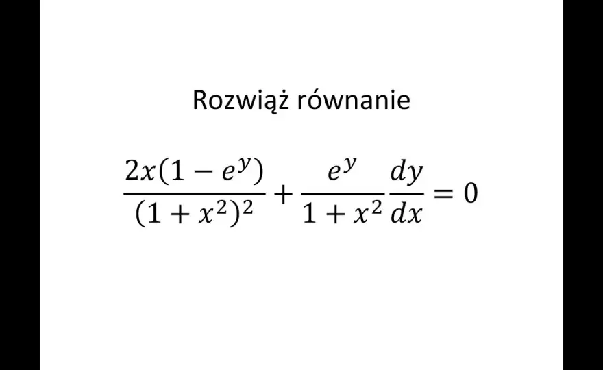 Jak rozwiązać równanie różniczkowe? Sprawdzone metody i przykłady