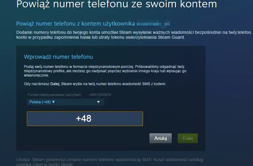 Jak dodać numer telefonu do Steam i zabezpieczyć swoje konto przed utratą