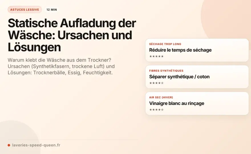 Statische Aufladung - Kleidung klebt? So löst du das Problem!