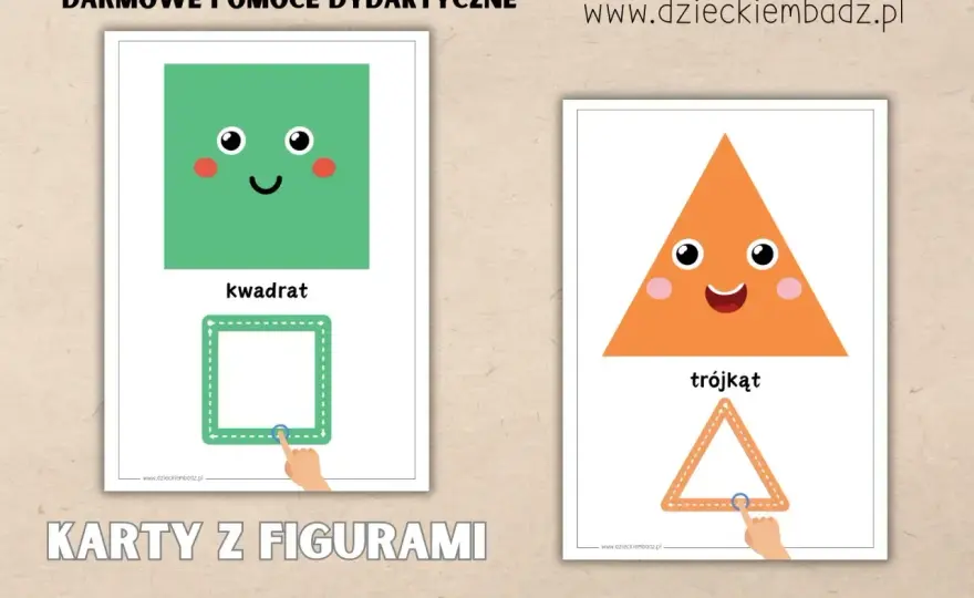 Praca plastyczna z figur geometrycznych dla dzieci - proste pomysły
