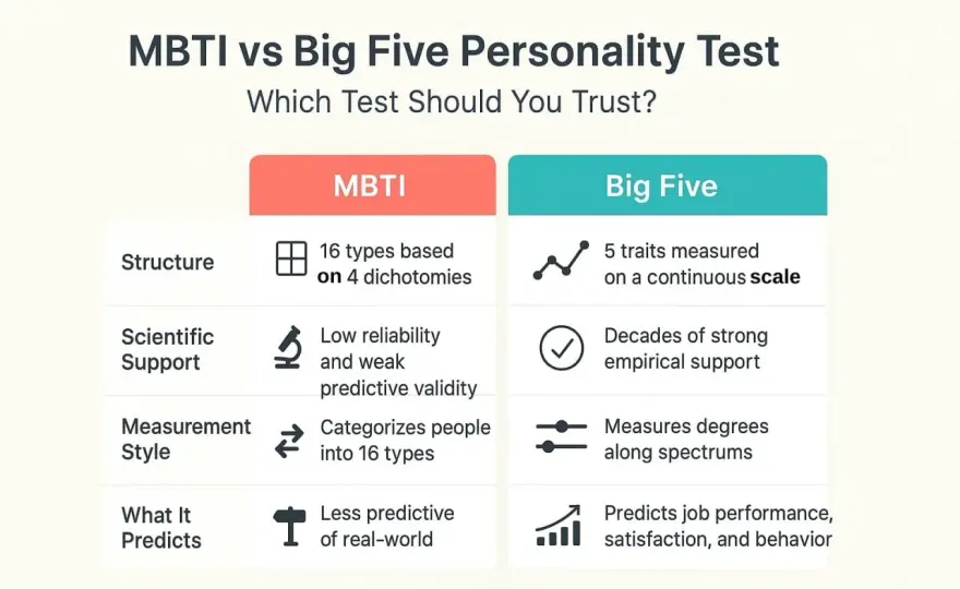 Typy osobowości - temperament, MBTI i Big Five w praktyce