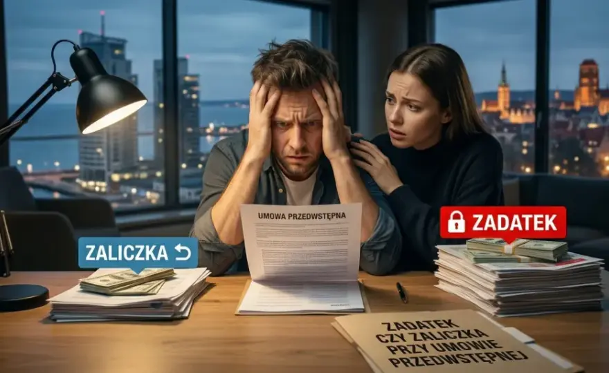 Zadatek w umowie przedwstępnej - chroń swoje pieniądze