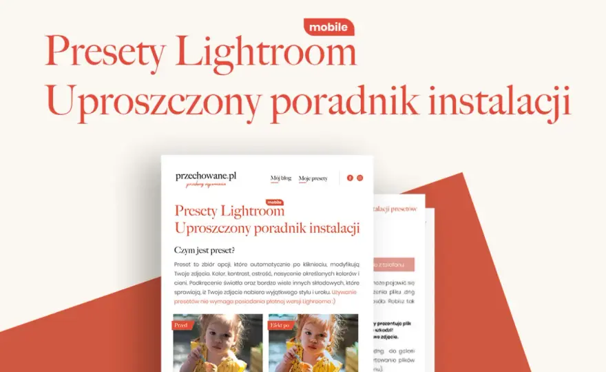 Jak wgrać presety do Lightrooma na telefonie - Szybki i łatwy import
