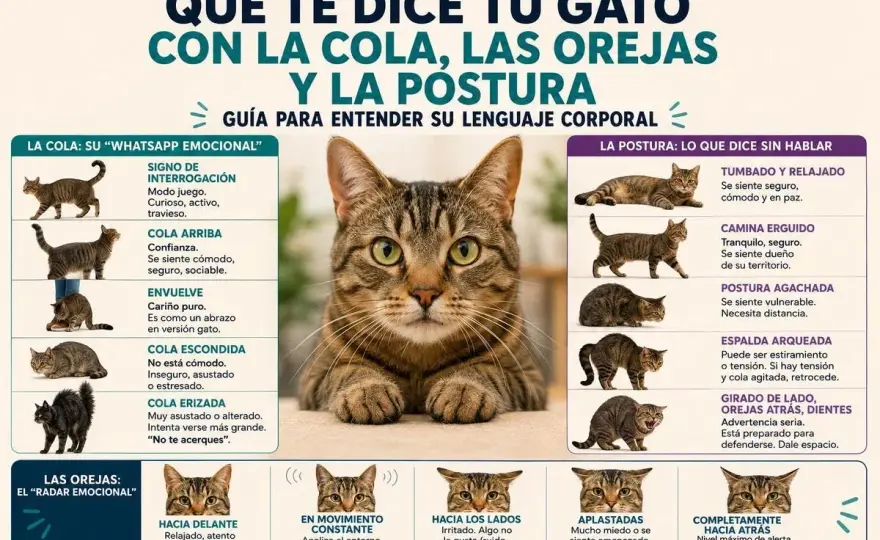 Lenguaje corporal de gatos - Entiende a tu felino