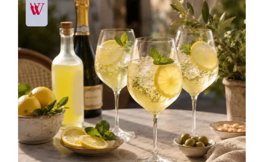 Limoncello spritz - przepis na lekki, cytrynowy aperitif