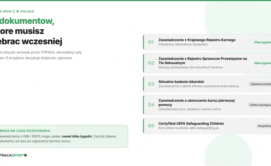 Licencja UEFA A - Przewodnik dla trenera. Kiedy warto?