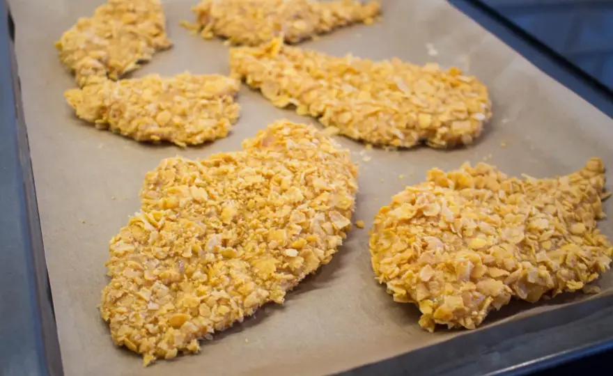 Cornflakes kyckling - Så får du den krispig varje gång