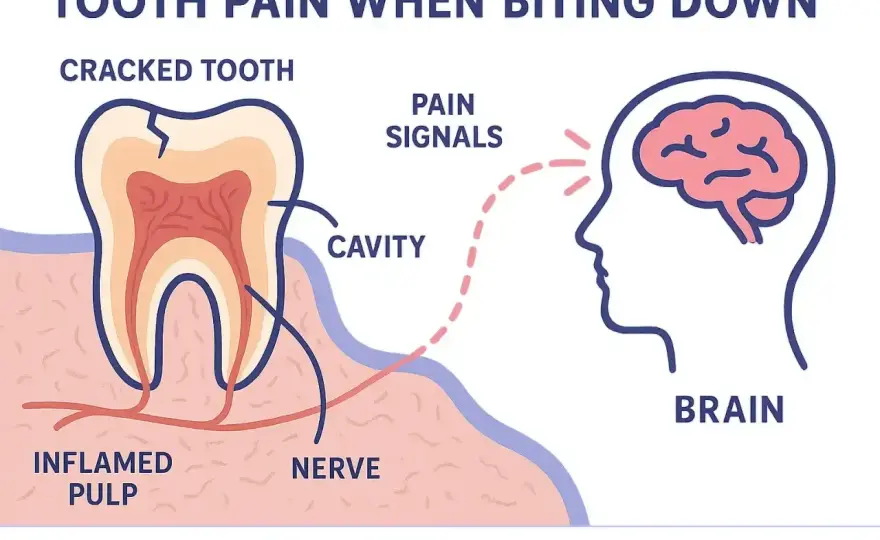Ból zęba przy gryzieniu - co oznacza i kiedy iść do dentysty