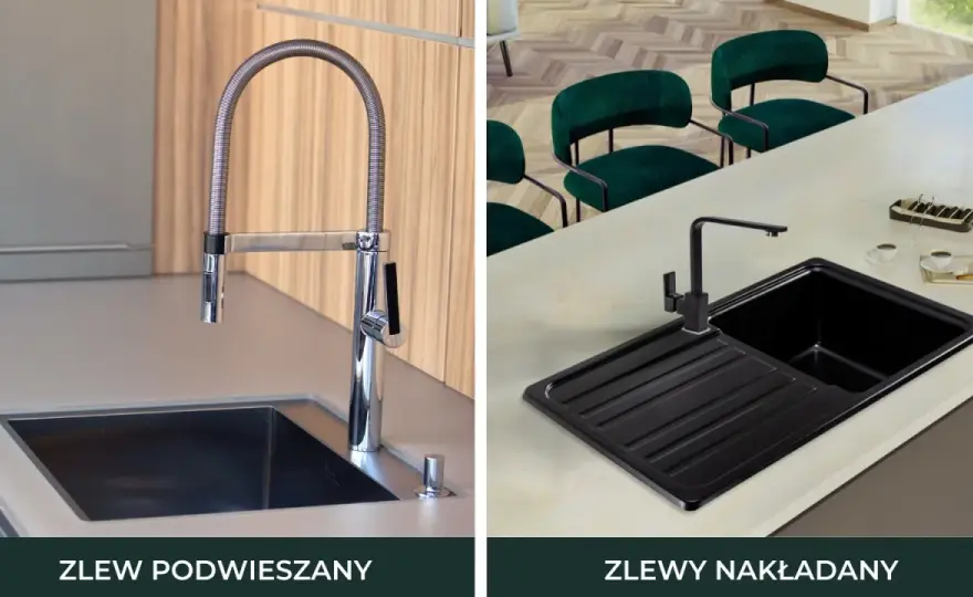 Zlew podwieszany w blacie laminowanym - montaż i uszczelnienie