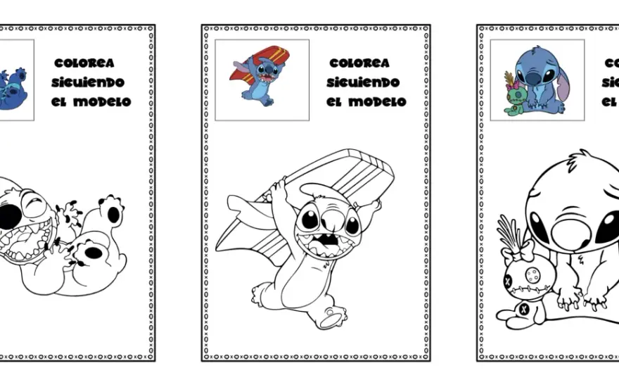 Dibujos de Stitch para colorear - Guía para un resultado perfecto