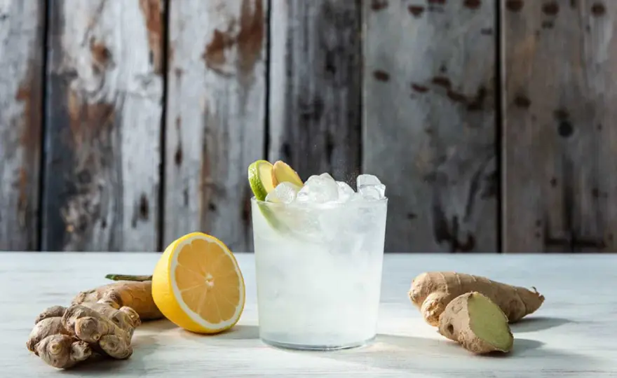 Koskenkorva ginger drink - frisk och enkel med lime