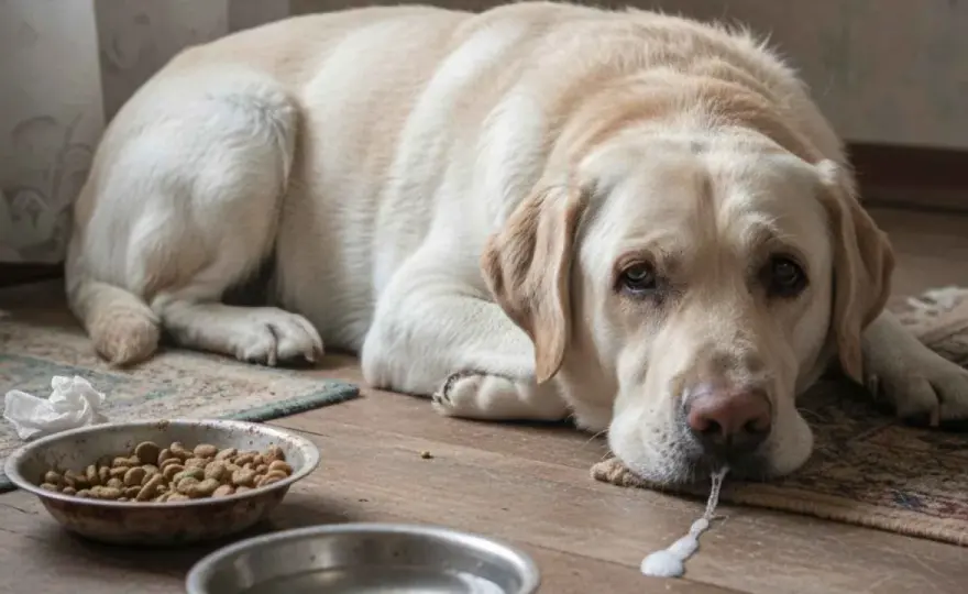 Vómito en perros - ¿Cuándo es grave? Guía completa