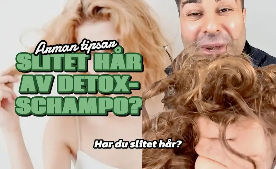 Hårdetox - Rengör håret på djupet utan att torka ut