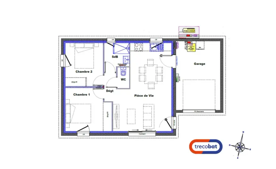 Plan de garage accolé à la maison - dimensions, règles et budget