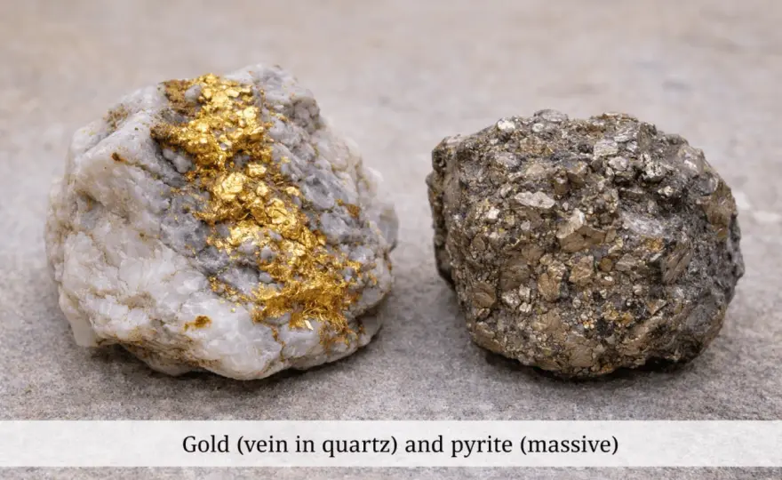 Warum heißt es Katzengold? - Den Unterschied zu Gold erkennen