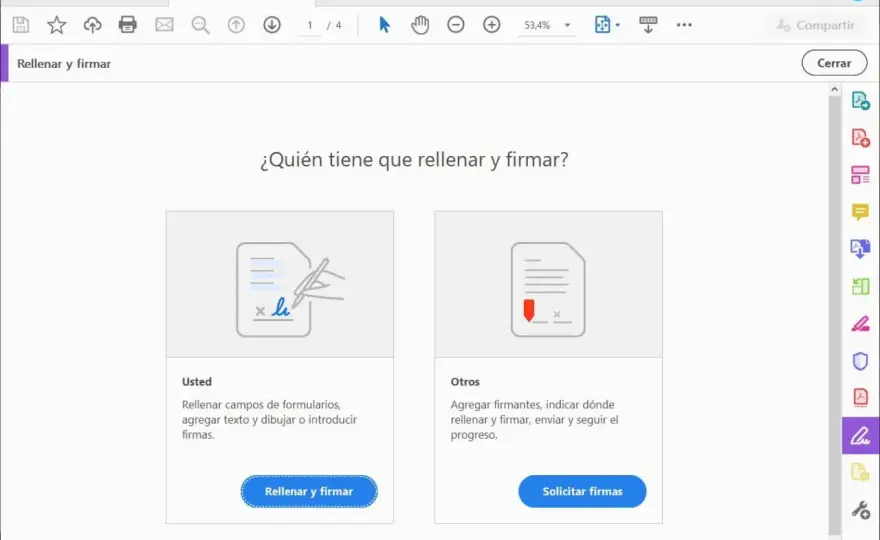 Firmar PDFs gratis con Adobe - ¿Cuándo es suficiente?