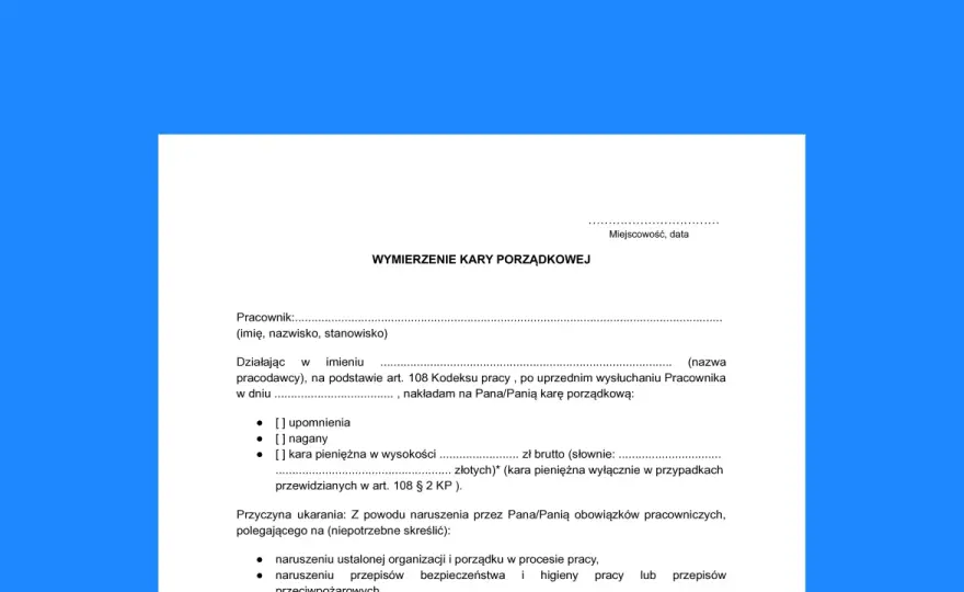 Nagana w pracy - jak złożyć sprzeciw i kiedy kara znika z akt?
