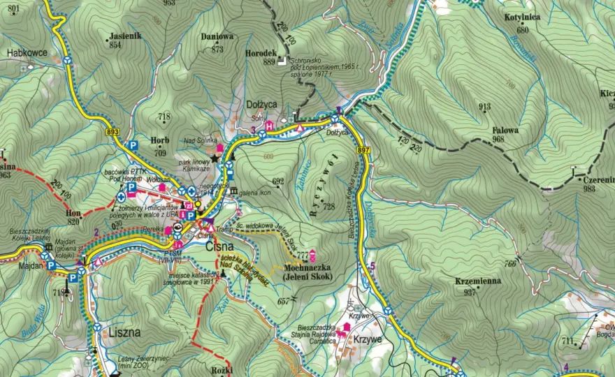 Gdzie leżą Bieszczady? Mapa, szlaki i Twój pierwszy plan podróży