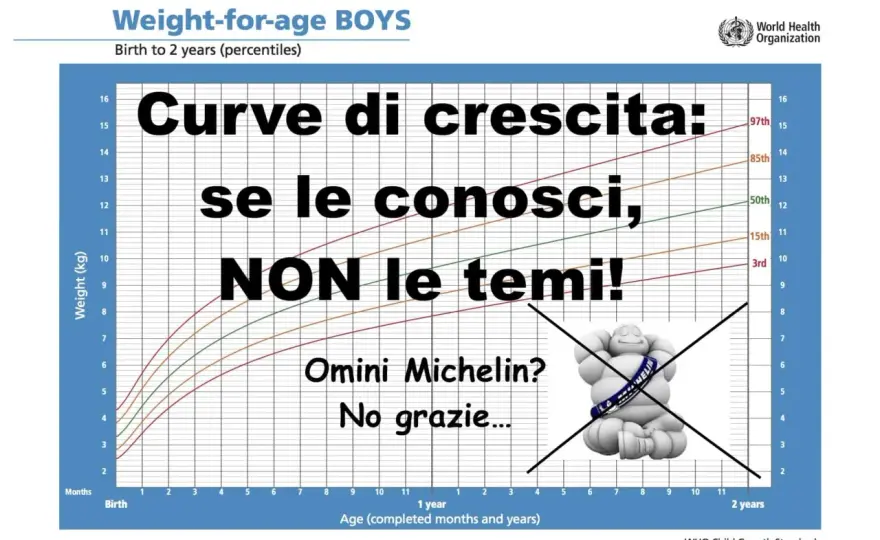 Curve di crescita dei bambini - come leggere i percentili
