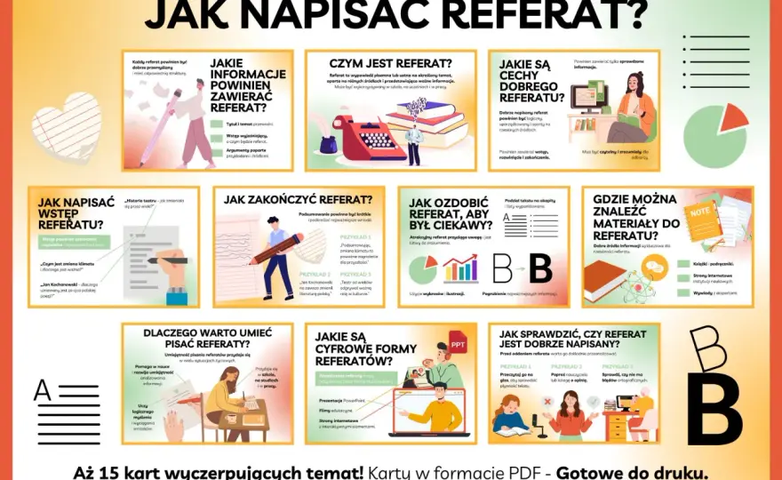 Jak napisać referat - Poradnik krok po kroku