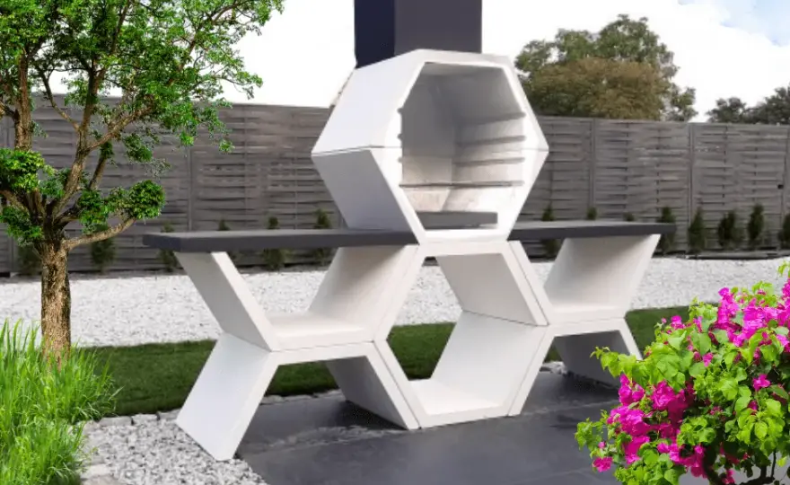 Nowoczesny grill ogrodowy betonowy: trwałość i styl w Twoim ogrodzie