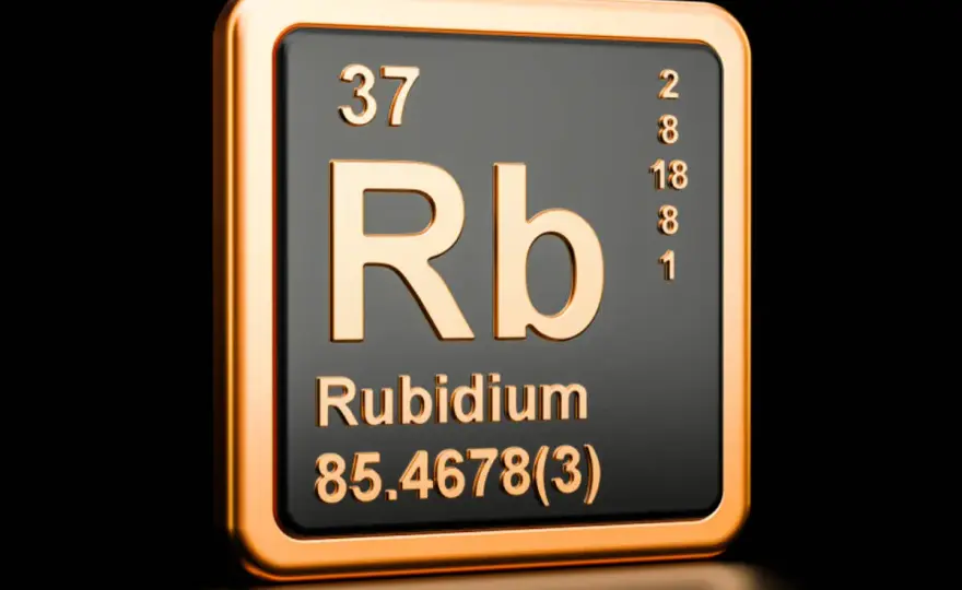 Rubid (Rb) - Reaktywny metal alkaliczny: właściwości i zastosowania
