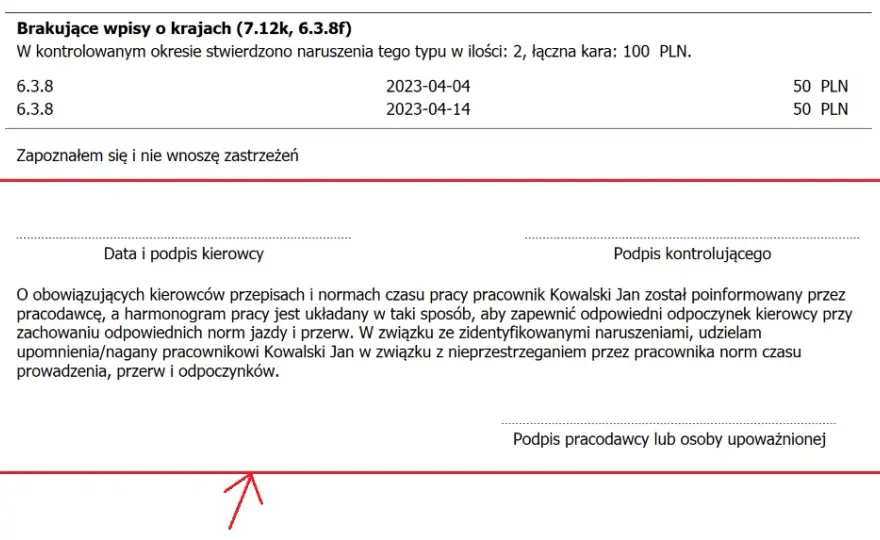Jaki mandat za przekroczenie czasu jazdy? Sprawdź kary i stawki