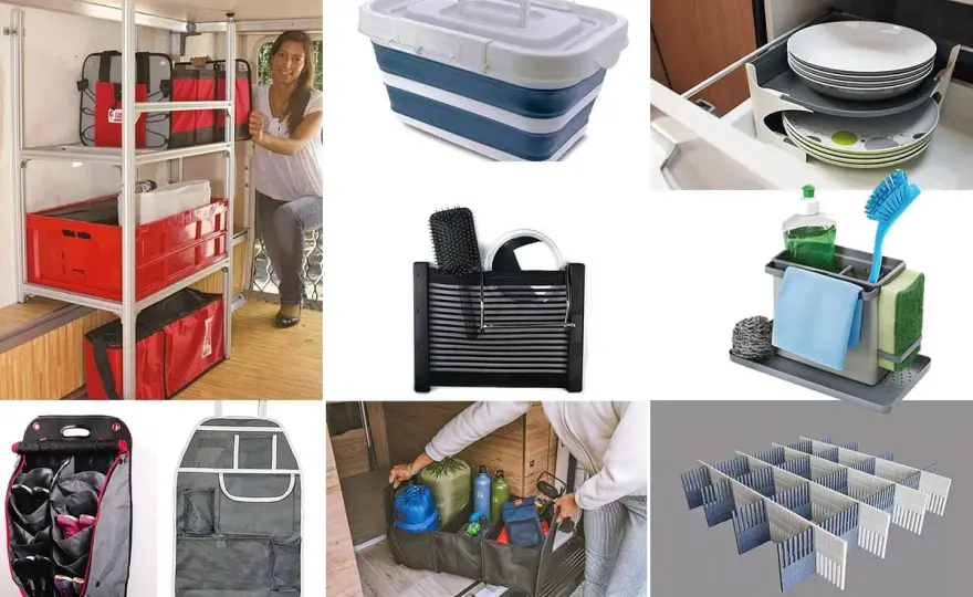 Rangement vêtements camping-car - Fini le désordre !