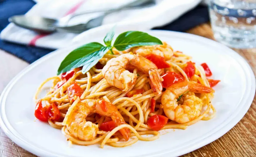Pasta con gamberetti, ricetta semplice e ben bilanciata