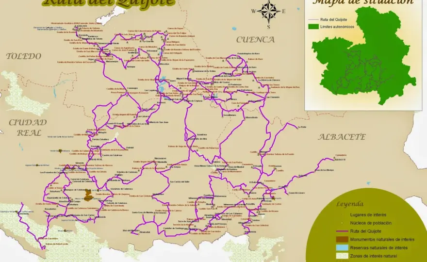 Ruta del Quijote - Planifica tu viaje ideal por La Mancha