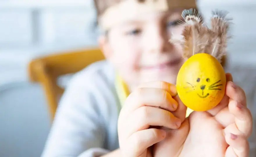 Lustige Ostereier-Motive für Kinder - einfach zu malen