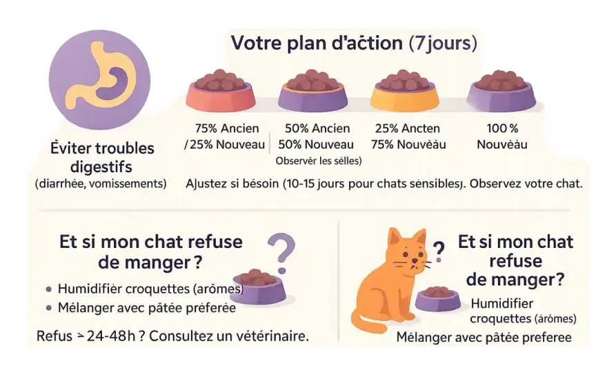 Changer les croquettes du chat - Le guide pour une transition réussie