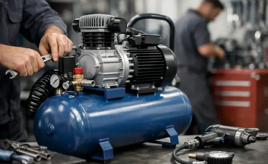 50-Liter-Kompressor für die Werkstatt - worauf es wirklich ankommt