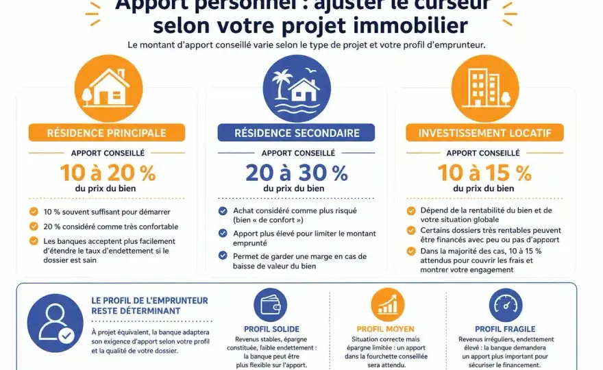Apport personnel immobilier - combien prévoir pour votre achat ?