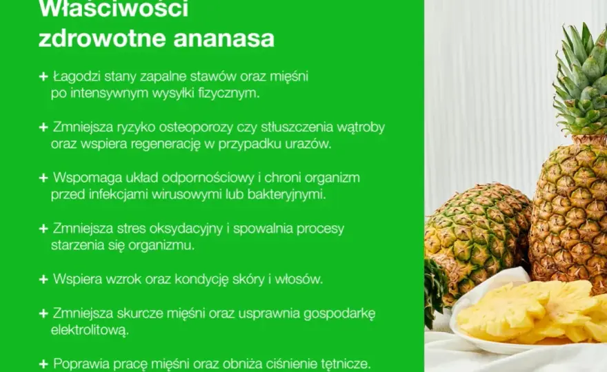 Czy ananas jest zdrowy? - Właściwości, bromelaina i sposób na wybór