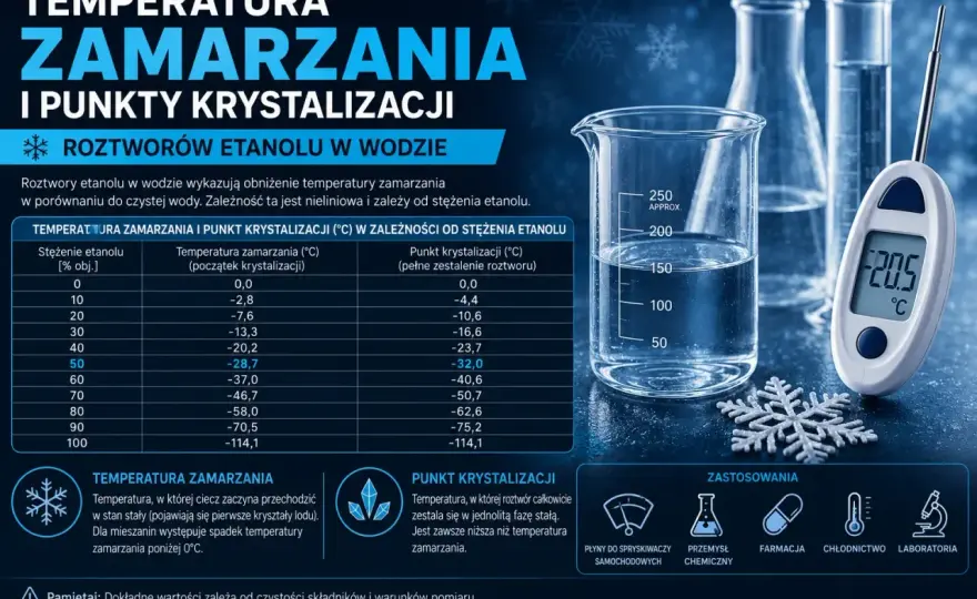 W jakiej temperaturze zamarza wódka? Nie w -18°C!