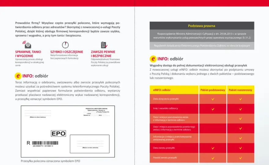 EPO - elektroniczne potwierdzenie odbioru. Jak udowodnić doręczenie?